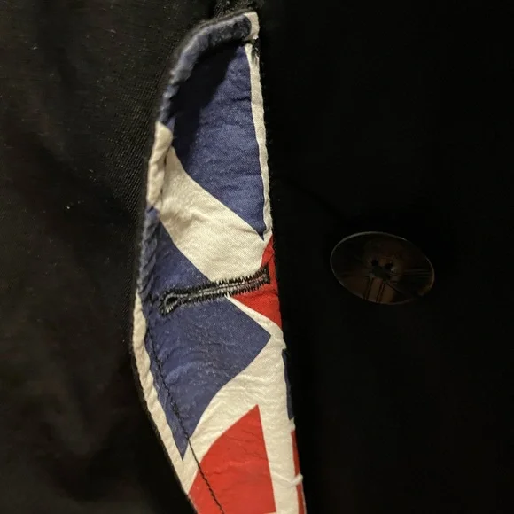 Women’s Black-BRITISH RACING INTERIOR MINI COOPER COAT. Two inside pockets - Picture 4 of 15